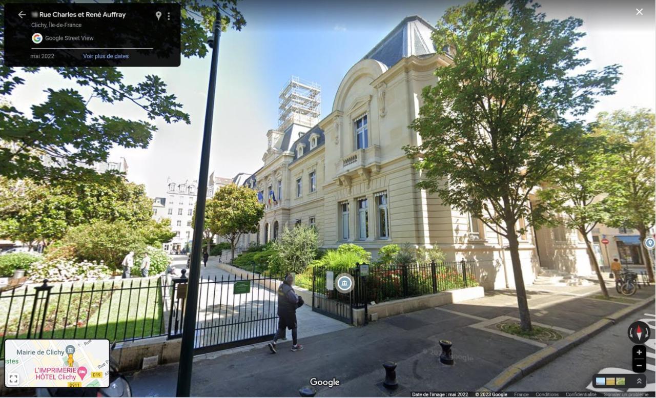 Tres Beau 2P Avec Vaste Sejour Ensoleille - A 50 M Du Metro Du Marche Et De La Mairie Apartamento Clichy Exterior foto
